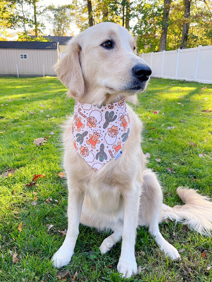 Cowboy Santa and Festive Cars Bandana