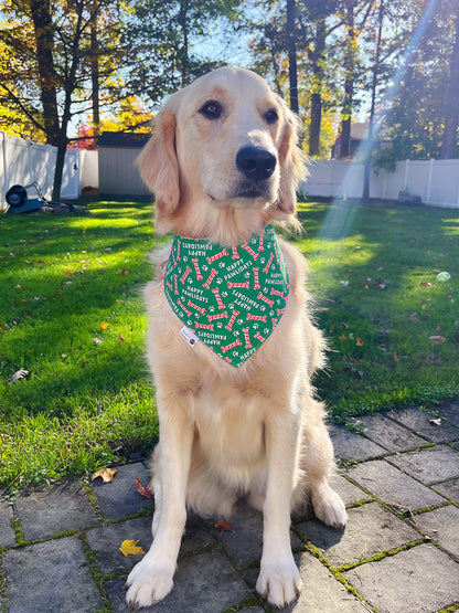 Happy Pawlidays Bandana