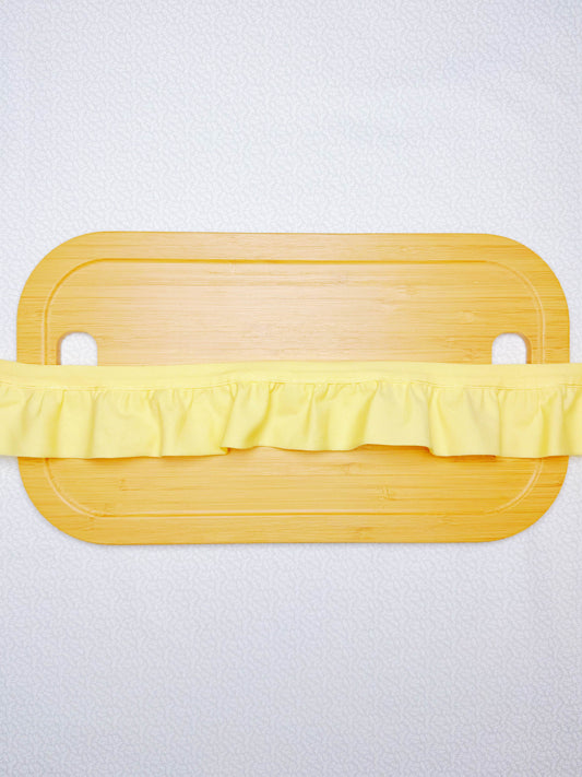 Yellow Ruffled Trim