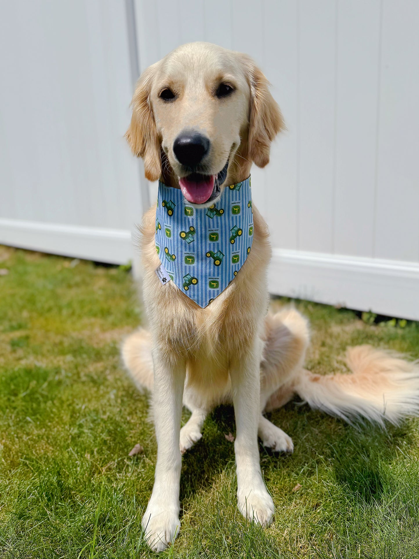 Farm Animals And Tractors Bandana