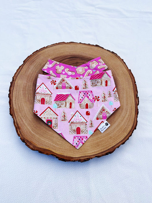 Sweet Gingerbread Village Bandana