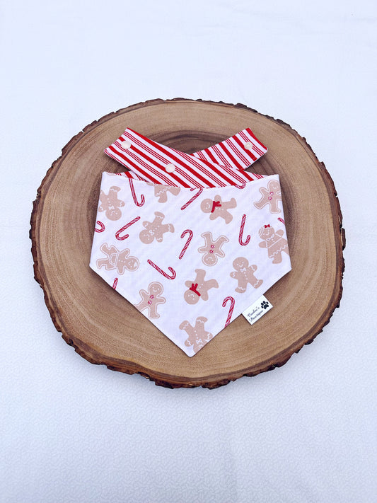 Gingerbread Men & Candy Canes Bandana