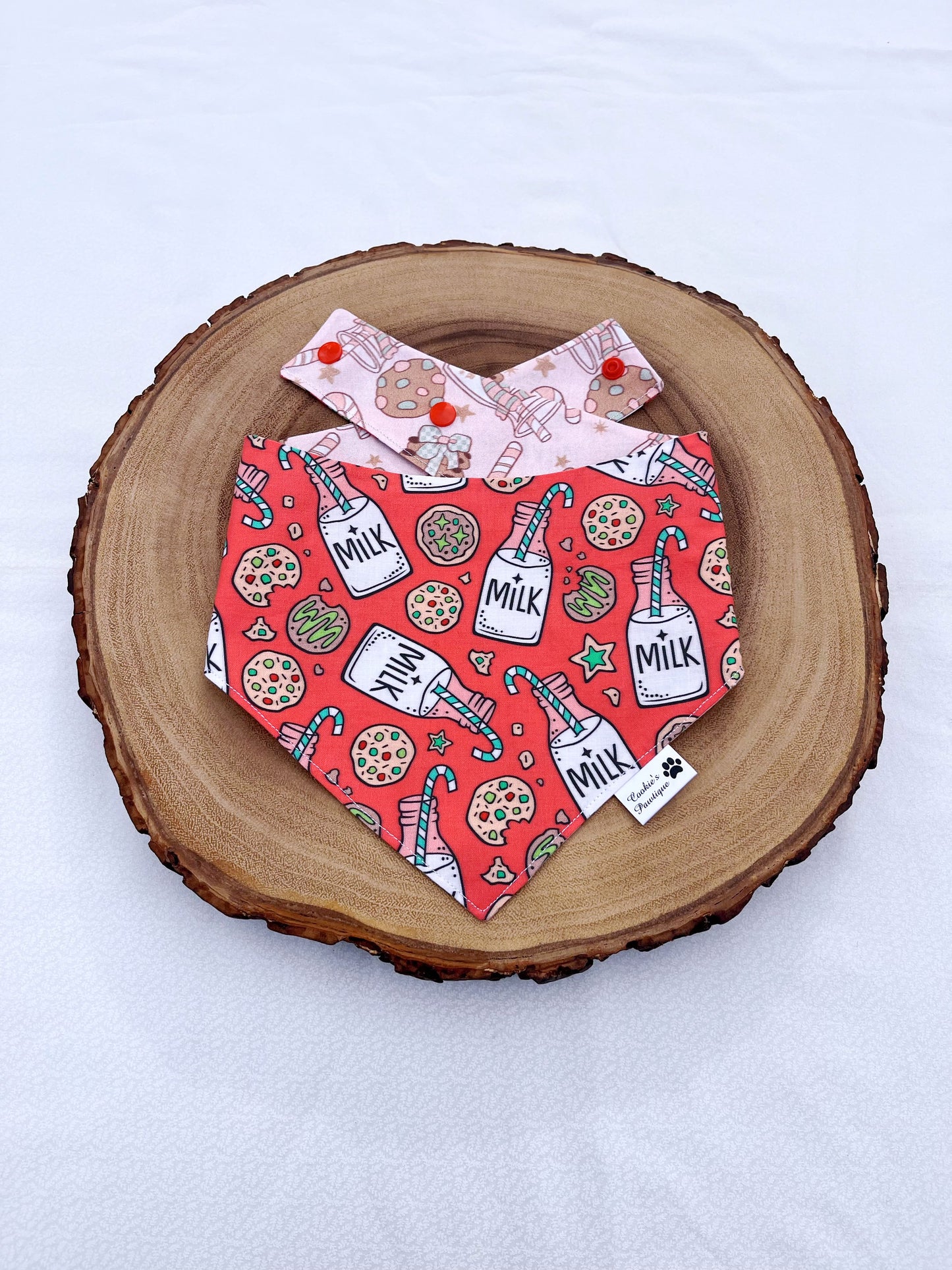 Christmas Milk and Cookies Bandana