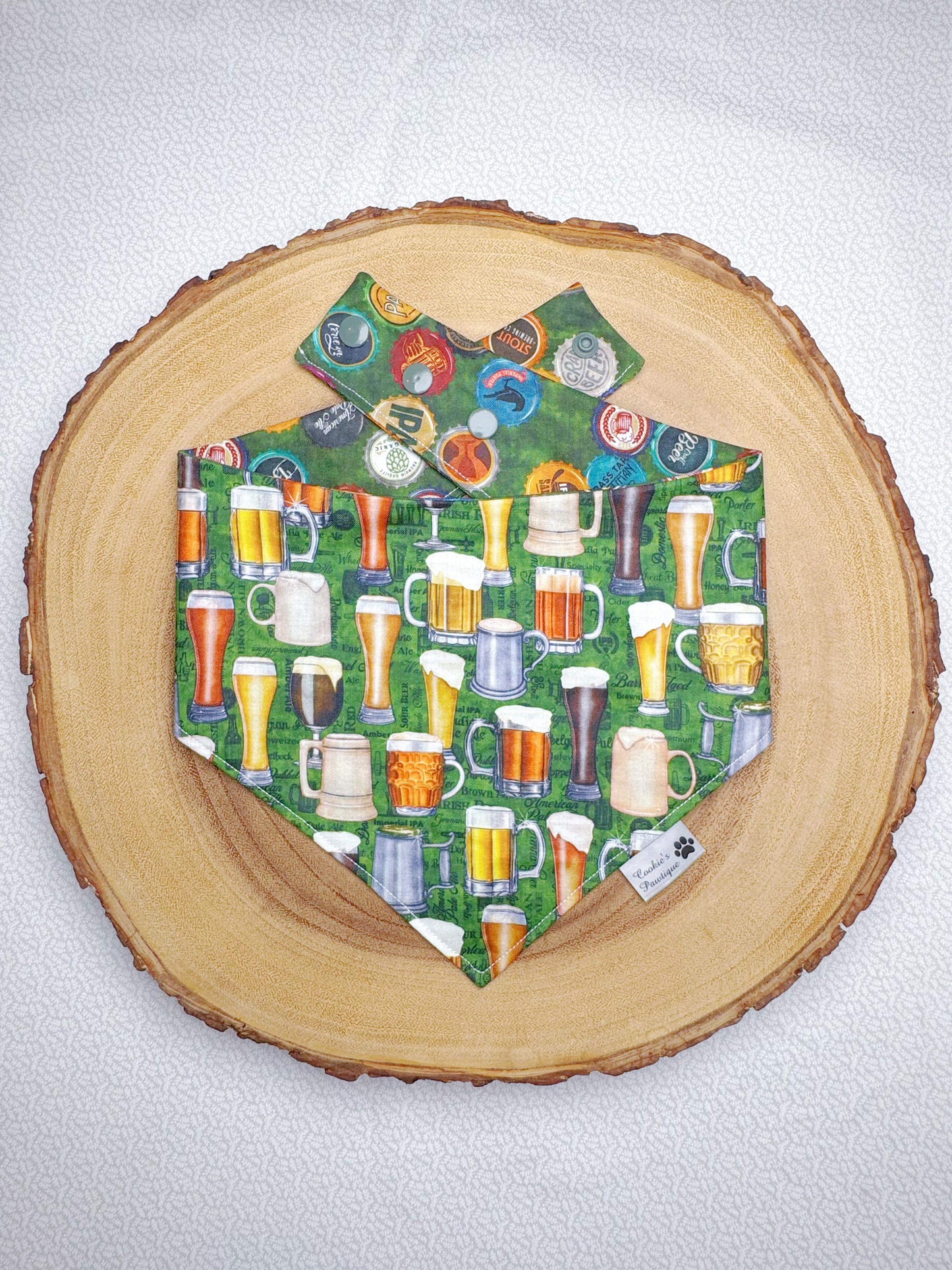 Beer and Bottle Caps Bandana