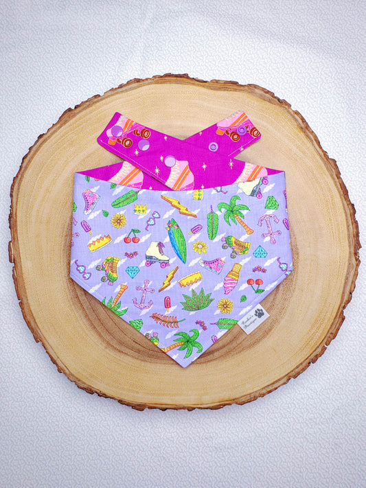 Retro Summer Roller Skates Bandana