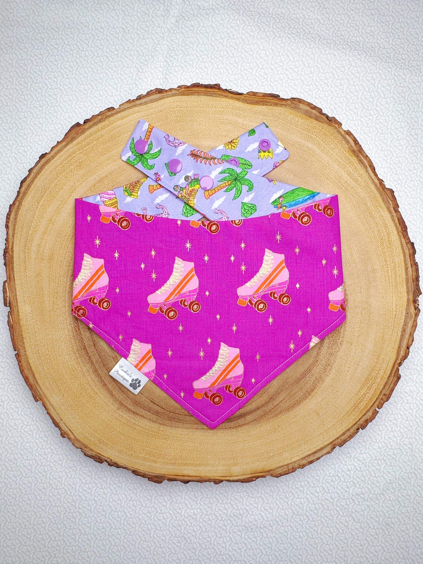 Retro Summer Roller Skates Bandana