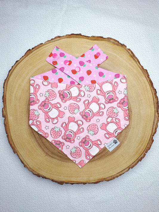 Strawberry Bear Bandana