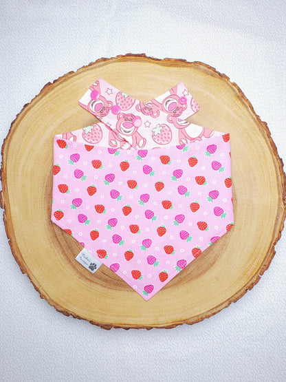 Strawberry Bear Bandana