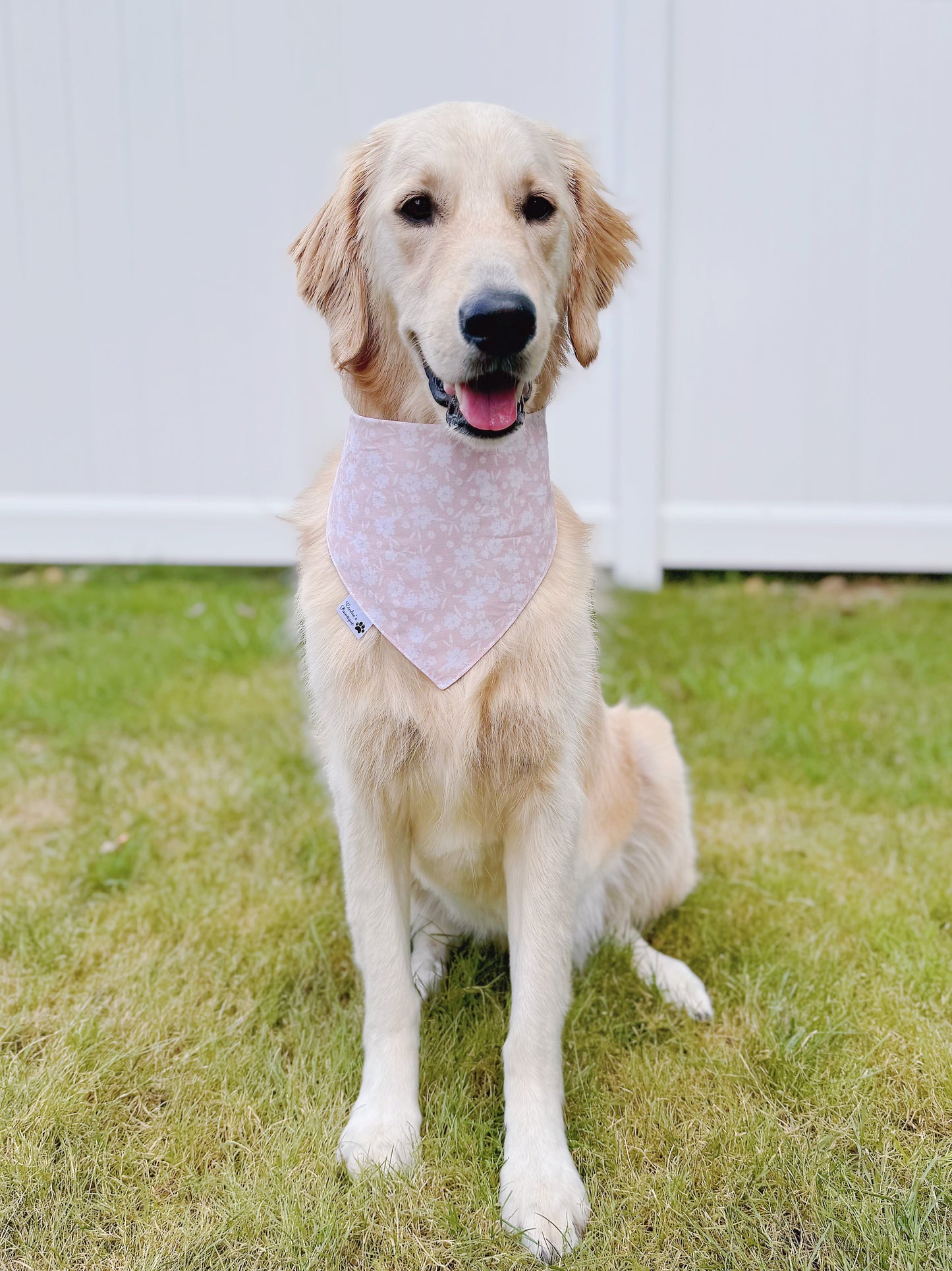 Pastel English Tea Party Garden Bandana