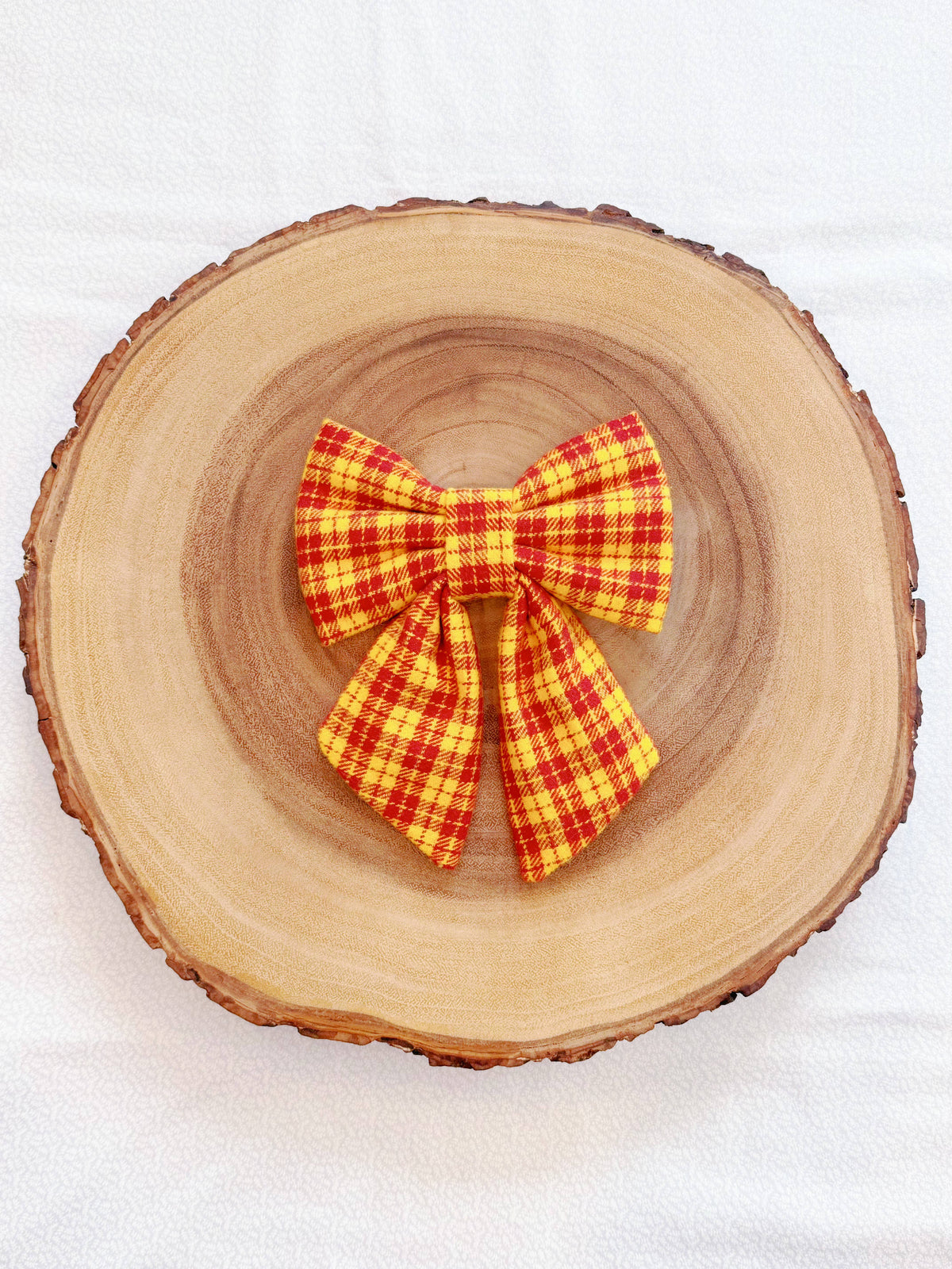 Flannel Fall Plaid Bow - 6