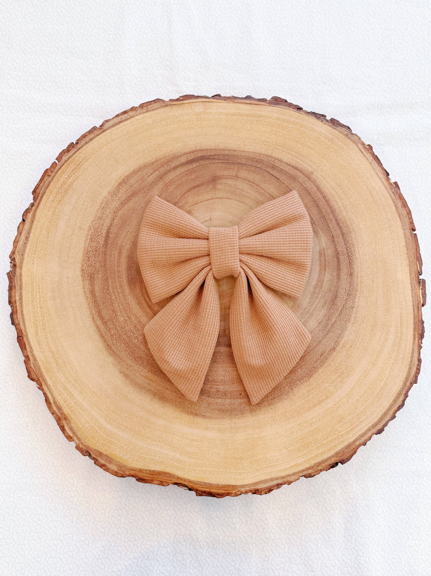 Mocha Knit Bow