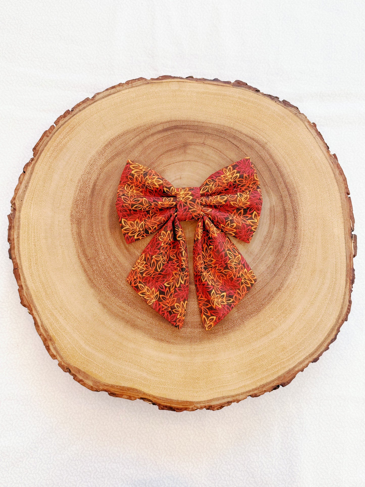Fall Leaves Bow