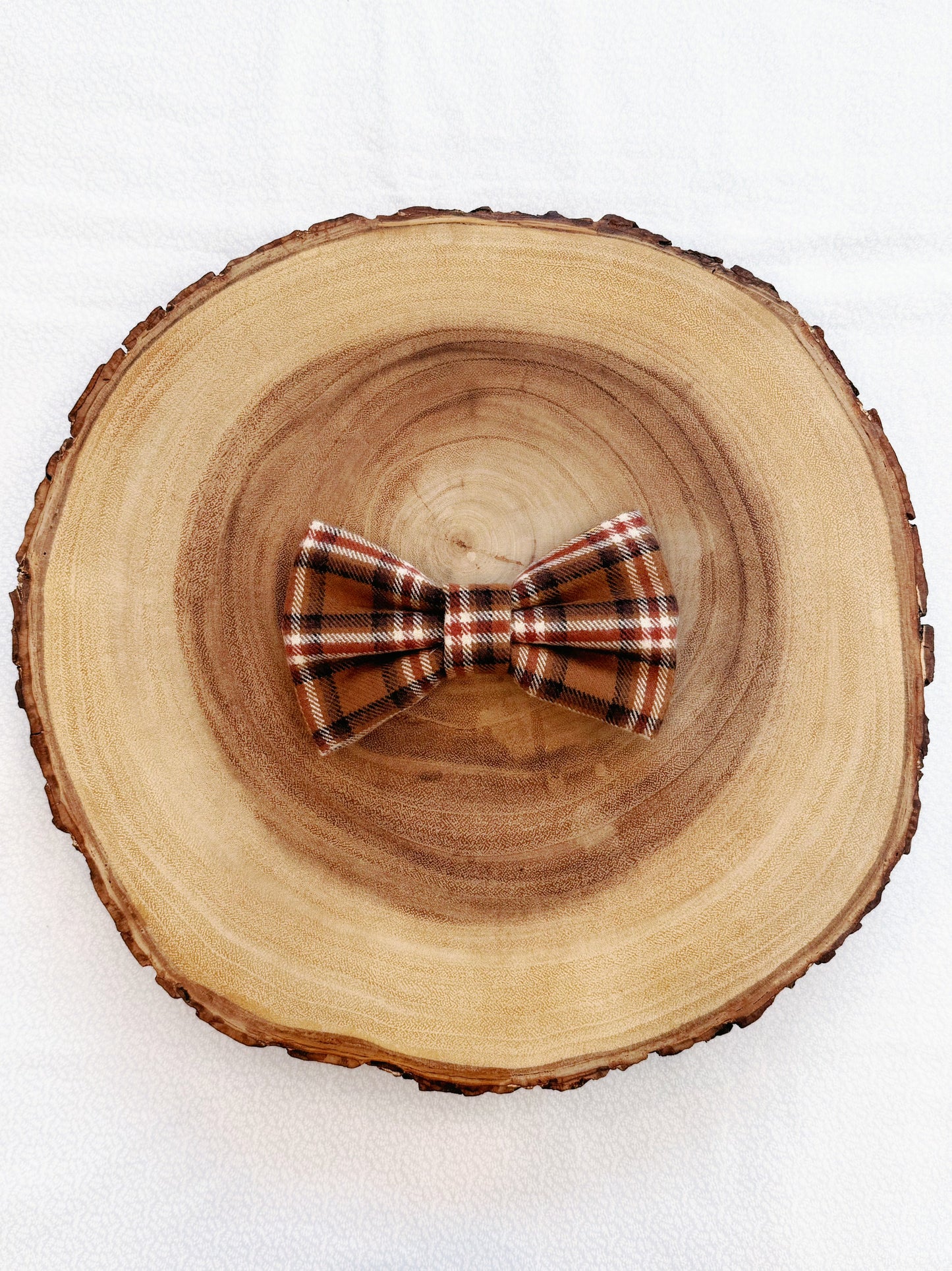 Flannel Fall Plaid Bow - 3