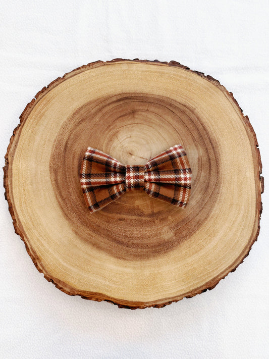 Flannel Fall Plaid Bow - 3