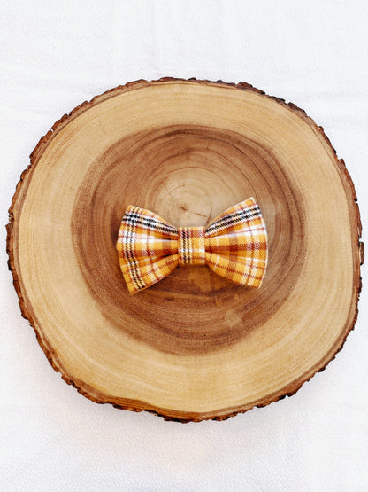 Flannel Fall Plaid Bow - 1
