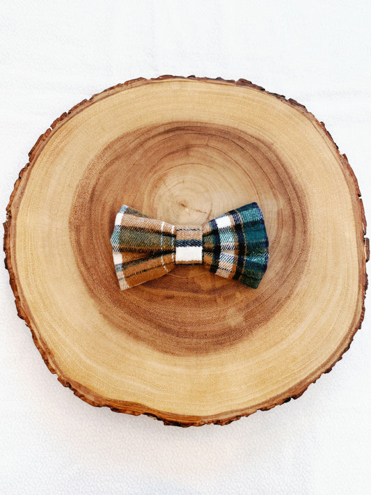 Flannel Fall Plaid Bow - 2
