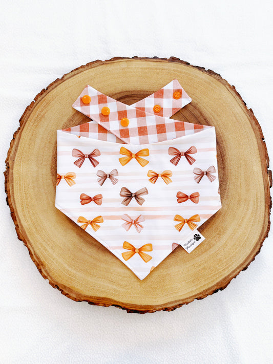 [Performance] Coquette Fall Bows and Gingham Bandana