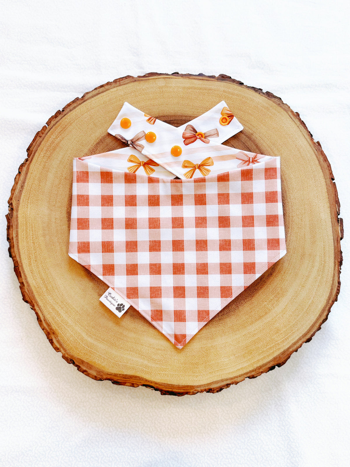 [Performance] Coquette Fall Bows and Gingham Bandana