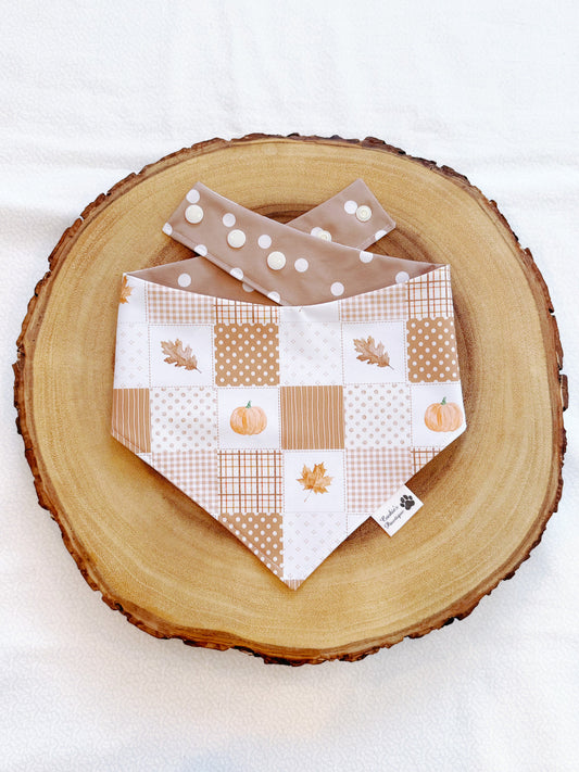 [Performance] Neutral Fall Patchwork and Polka Dot