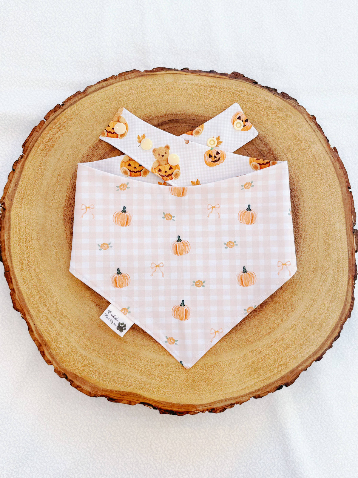 [Performance] Pumpkin Teddy Bear Bandana