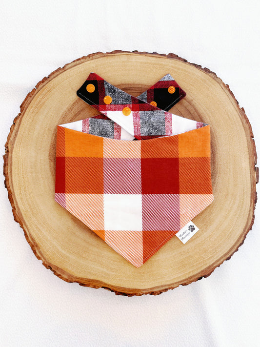 Flannel Fall Checks Bandana