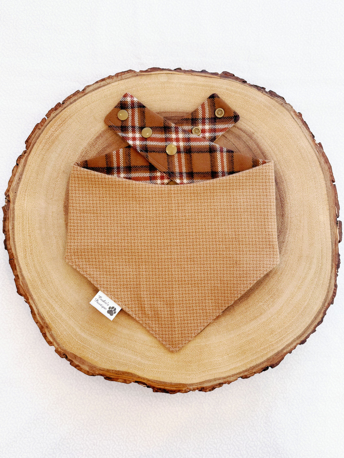 Flannel Fall Plaid Bandana - 2