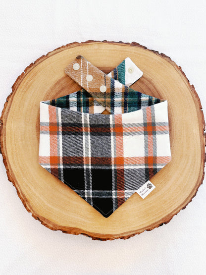 Flannel Fall Plaid Bandana - 4