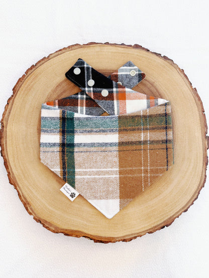 Flannel Fall Plaid Bandana - 4