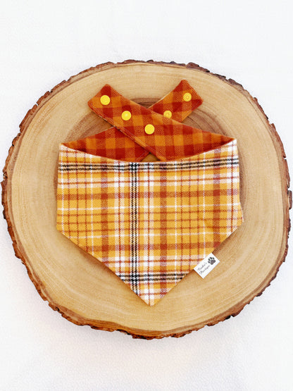 Flannel Fall Plaid Bandana - 3