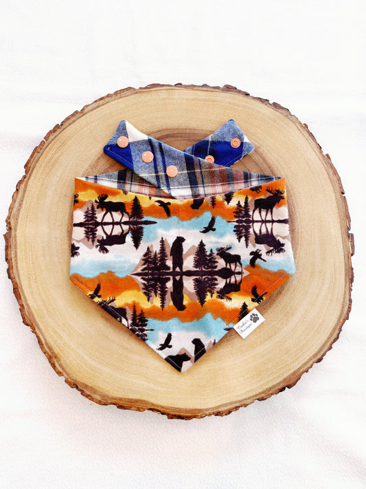 Flannel Fall Adventure and Plaid Bandana