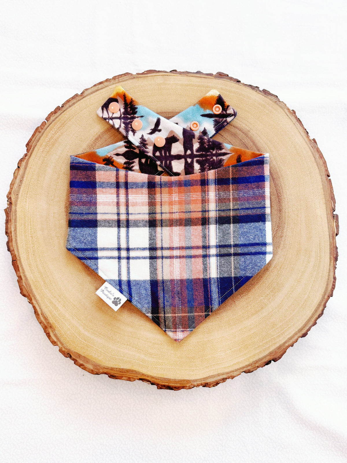 Flannel Fall Adventure and Plaid Bandana
