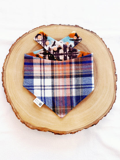 Flannel Fall Adventure and Plaid Bandana