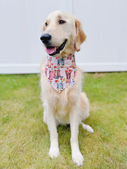 Western Boots And Horseshoes Bandana