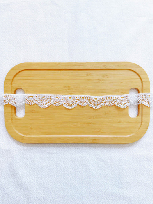 White Lace Trim - 4