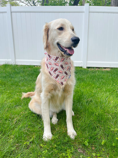 Cowgirl And Pink Cow Print Bandana