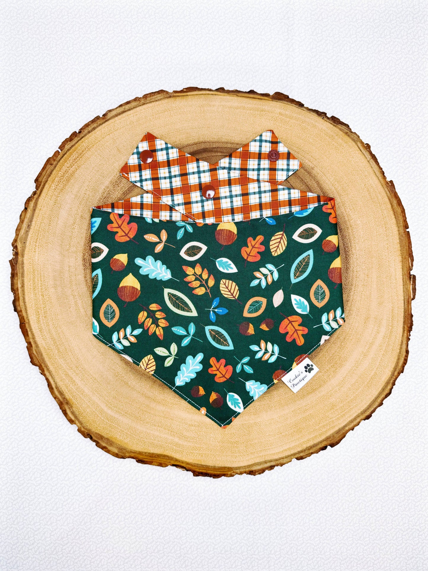 Fall Leaves And Acorns Bandana