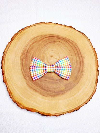 Colorful Plaid Bow