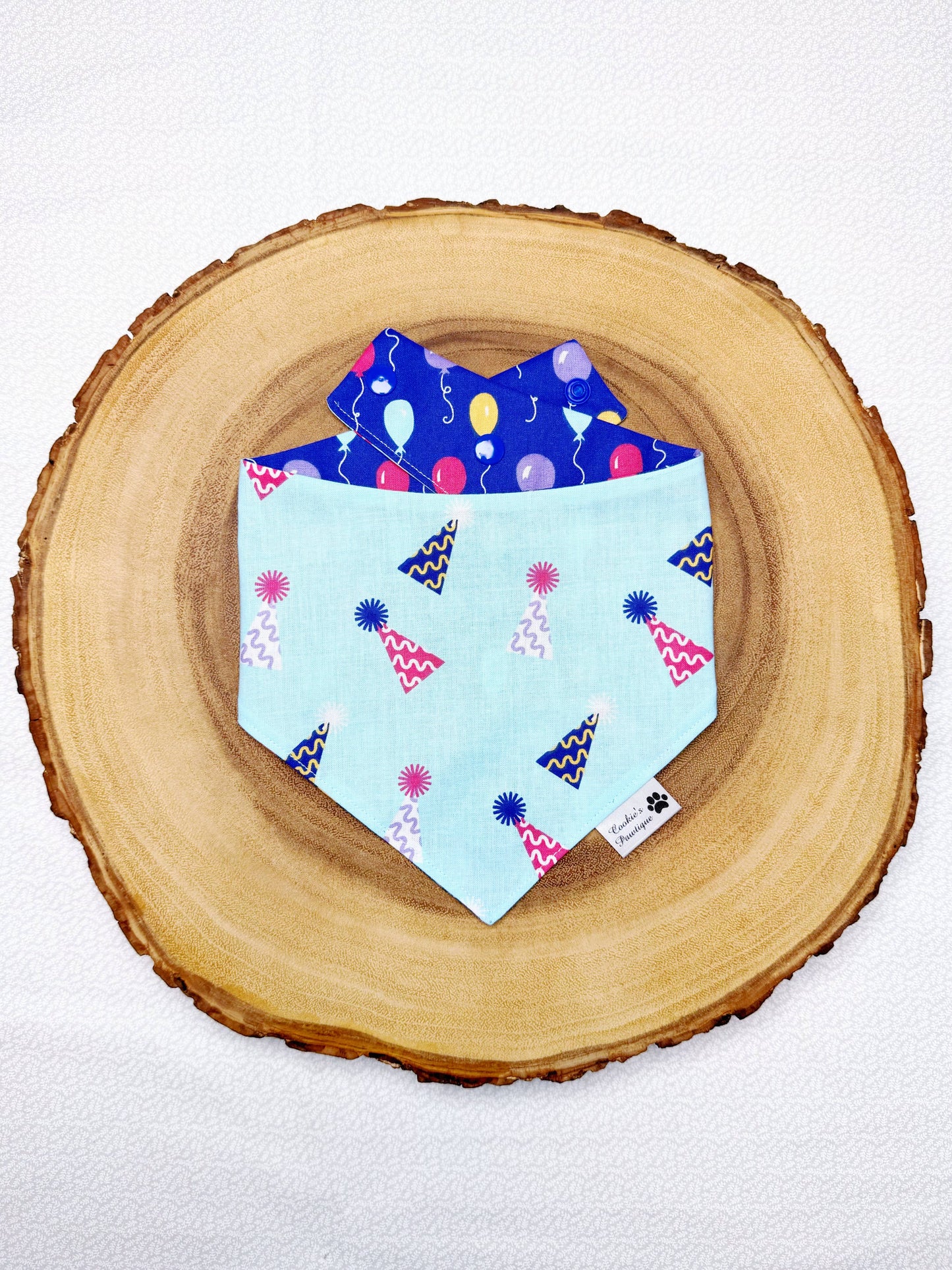 Celebration Hats and Balloons Bandana