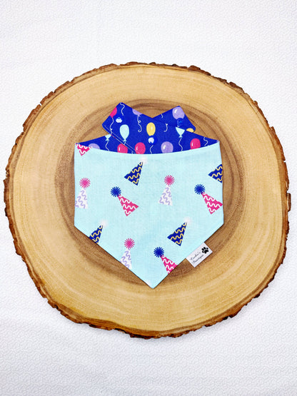 Celebration Hats and Balloons Bandana