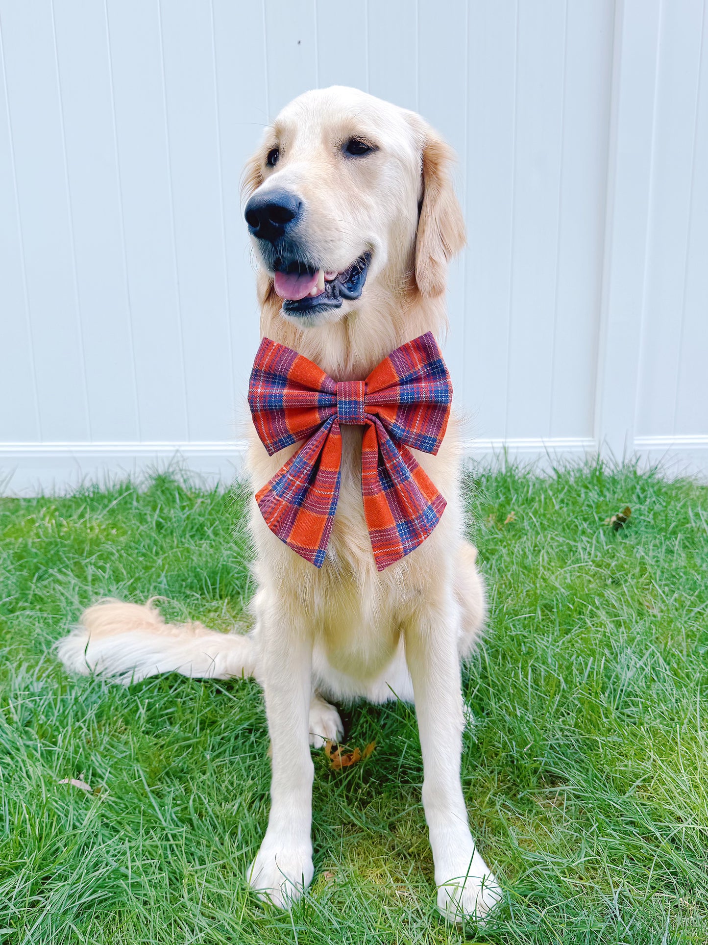 Fall Plaid Bow - 1