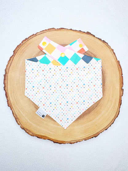 Vintage Checks and Dots Bandana