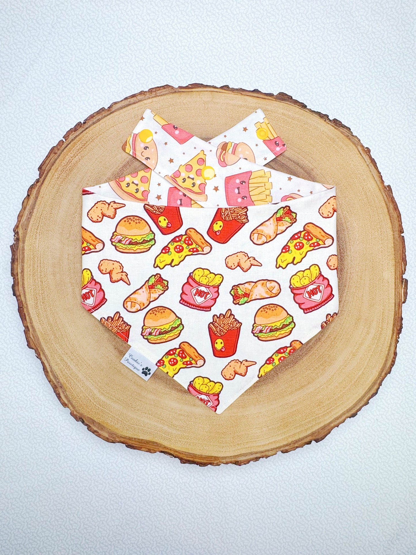 Cute Fast Food Bandana