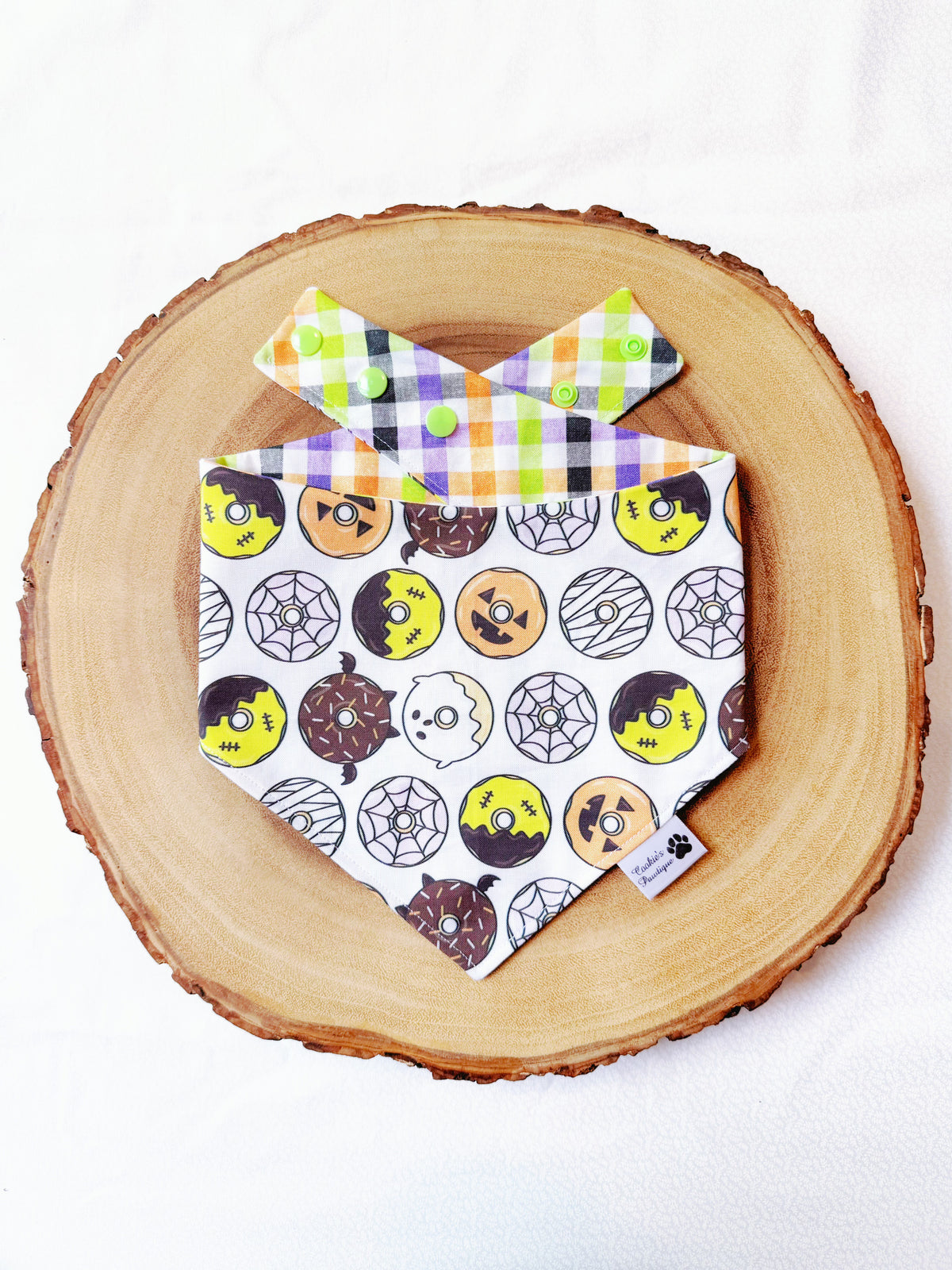 Monster Donuts and Plaid Bandana