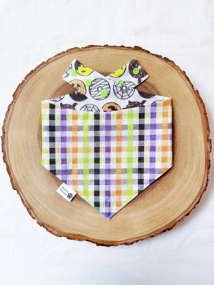 Monster Donuts and Plaid Bandana