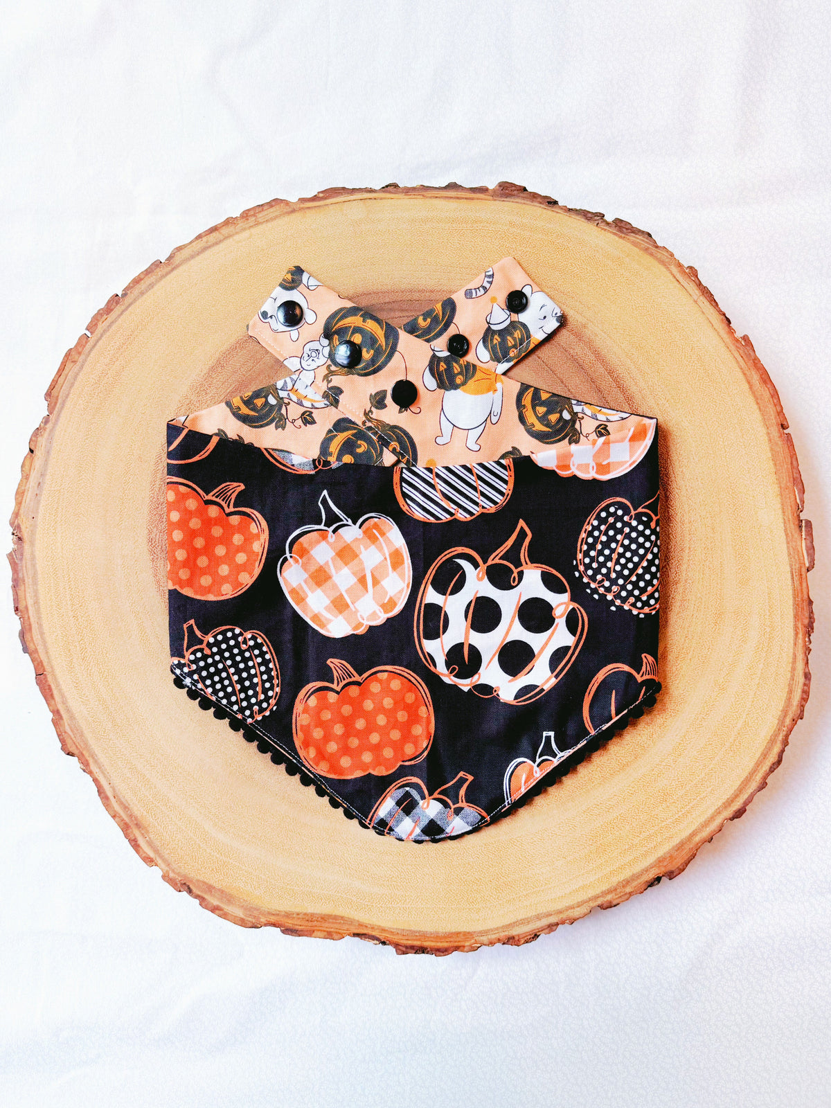 Halloween Winnie the Pooh and Pumpkins Bandana