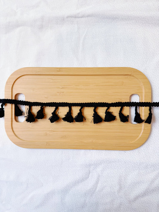 Black Tassel Trim