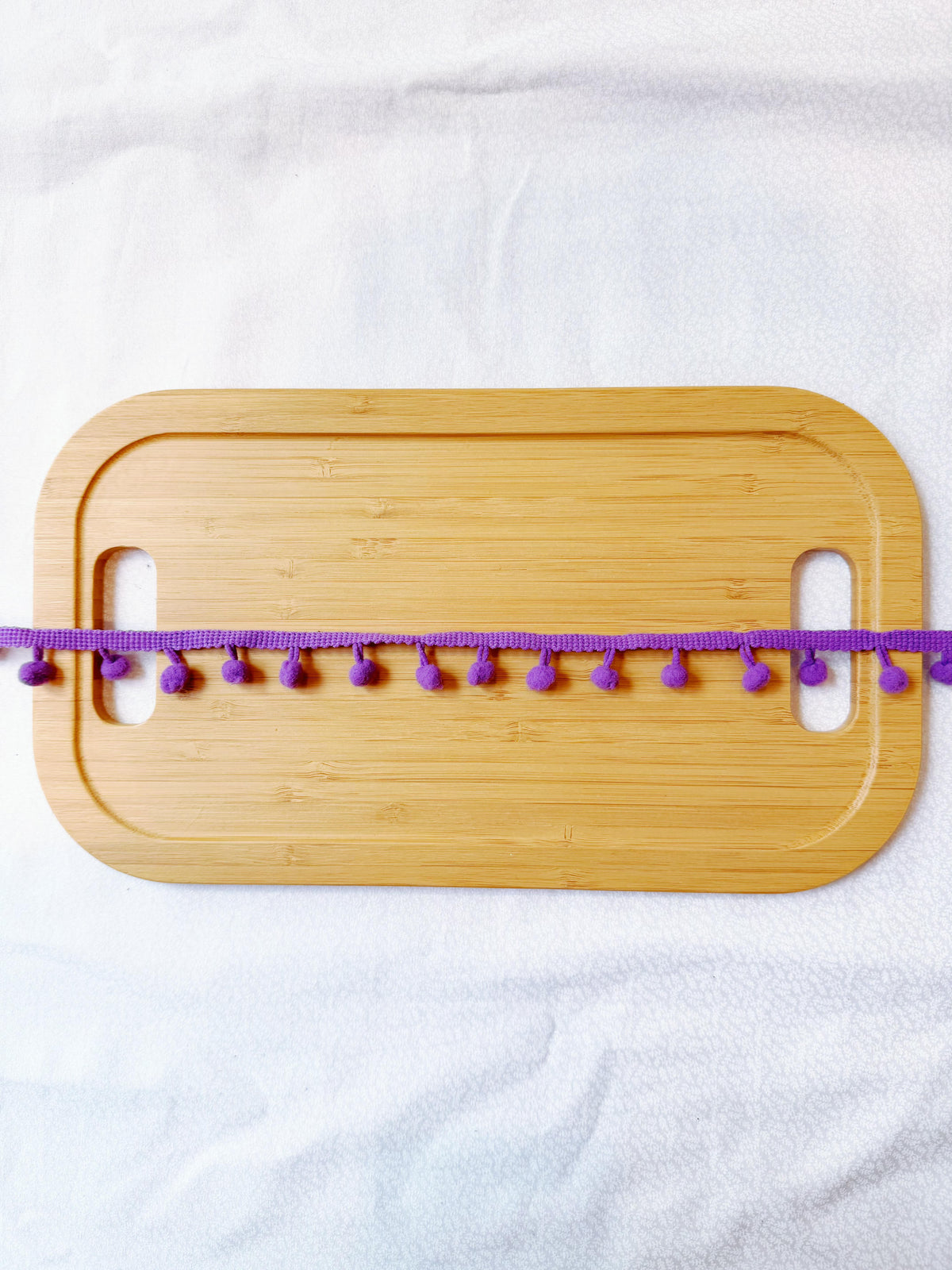 Light Purple Pom Pom Trim