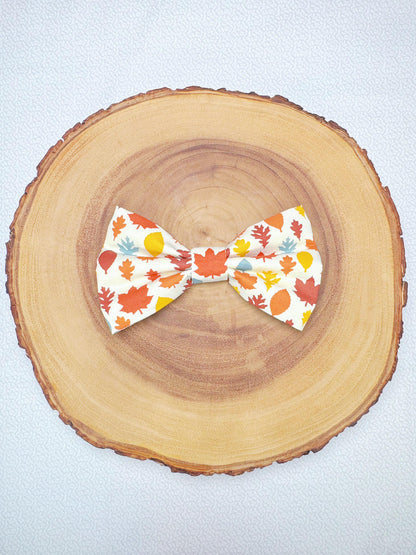 Fall Leaves Bow