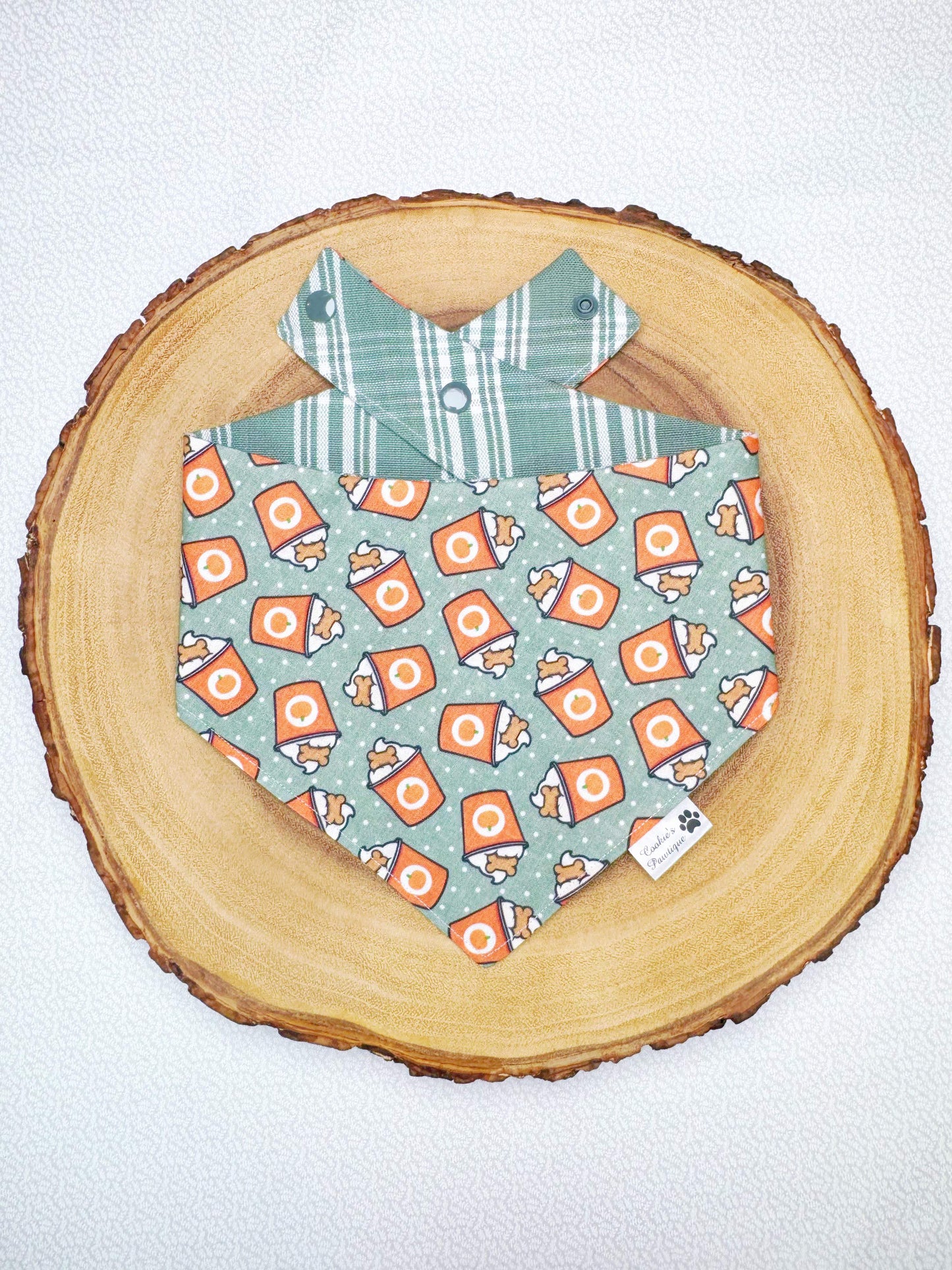 Pumpkin Doggy Pup Cup Bandana