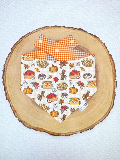 Fall Treats and Gingham Bandana
